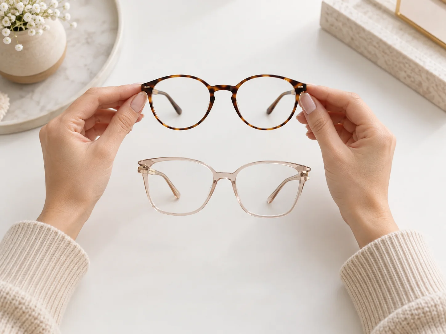 Escolha de armações — imagem ilustrativa